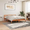 vidaXL Postel z masivu bez matrace vosk hnědá 180x200 Náhled obrázku produktu 2