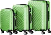 Set di valigie Zelsius 3 pezzi, verde, valigia da viaggio Anteprima dell’immagine prodotto 6