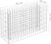 vidaXL Gabbione letto rialzato Acciaio zincato 90×30×60 cm Anteprima dell’immagine prodotto 8