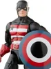 A close-up studio shot of a US Agent action figure holding a shield. Náhled obrázku produktu