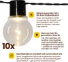 LED Lichterkette PARTAJ - Solar - 10 warmweiße LED - L: Produktbild-Vorschau 10