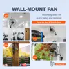 VEVOR nástenný ventilátor, 49 cm oscilačný nástenný Náhľad obrázku produktu 6