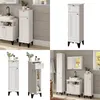 Armoire de salle de bain Vicco Vanity Blanc 32x92cm avec Voir les images du produit 7