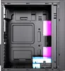 Interior view of an empty computer case with some components installed. Produktbild-Vorschau
