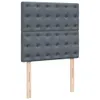 Boxspringbett mit Matratze Dunkelgrau 80x200 cm Samt Produktbild-Vorschau 8