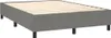 vidaXL Boxspringbett mit Matratze & LED Dunkelgrau 140x200 Produktbild-Vorschau 14