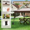 COSTWAY Altán 3,3 x 3,3 m, zahradní altán s dvojitou Náhled obrázku produktu 6
