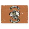 MuchoWow® Schreibtischunterlage Motorrad - Retro - Zitat Produktbild-Vorschau 1