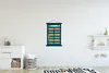 MuchoWow® Textilposter Kinderzimmer - Erzieherisch - Monate Produktbild-Vorschau 2