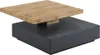 KYRIA Couchtisch - 1 Schublade und drehbare Platte - MDF - Produktbild-Vorschau 10