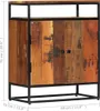 A product shot of a wooden cabinet with a black metal frame, shown against a white background. Náhled obrázku produktu