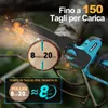 Motosega mini senza fili 8 pollici 1300W - Motore brushless Anteprima dell’immagine prodotto 7