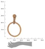 TENDANCE | Handtuchhalter - Handtuchhalterung - beige - 31 Produktbild-Vorschau 3