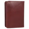A brown leather wallet is shown against a white background. Produktbild-Vorschau