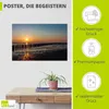 ARTland Poster Sonnenuntergang an Ostsee Insel Poel Größe: Produktbild-Vorschau 2
