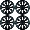 Radkappen Radzierblenden Delta 15" Schwarz 4tlg, Produktbild-Vorschau 1