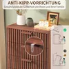INONEFT Kommode mit 4 Schubladen, Sideboard Buffetschrank Produktbild-Vorschau 5