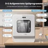 AIRMSEN Tischgeschirrspüler ECO-Modus,5L wassertank,9 Produktbild-Vorschau 4