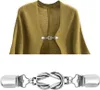 Vintage Damen Twist Ring Cardigan Pullover Kragen Clip Produktbild-Vorschau 1