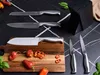 BELIANI Zestaw 5 noży kuchennych srebrny stal nierdzewna Podgląd zdjęcia produktu 2