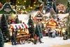 LuVille Weihnachtsdorf-Miniatur Bristle Trees - 21 Stück - Produktbild-Vorschau 2