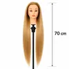 Kadeřnická cvičná hlava 70 cm Iza s termickými vlasy se Náhled obrázku produktu 12