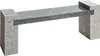 Dehner Gartenbank, 2-Sitzer, ca. 120 x 45 x 30 cm, Granit, Produktbild-Vorschau 1