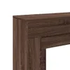 vidaXL Krbová obestavba hnědý dubový vzhled 100x30x87,5 cm Náhled obrázku produktu 7