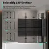 Duschabtrennung Faltbar Duschwand für Badewanne 140x140cm Produktbild-Vorschau 8