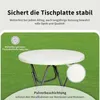Wohnglanz Klapptisch in weiß Stehtisch Partytisch Produktbild-Vorschau 3