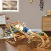AIYAPLAY 5 en 1 Triangle arche d'escalade enfants en bois Voir les images du produit 2