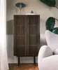Highboard Louvre - Dunkelbraun Produktbild-Vorschau 2
