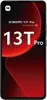 A marketing image for the Xiaomi 13T Pro smartphone, featuring the product name and branding against a dark red and black background with abstract red shapes. Podgląd zdjęcia produktu