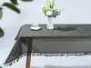 Moa Weichschaum Tischdecke mit Fransen Garten, Balkon, Produktbild-Vorschau 1