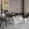 Esstisch Vicco Fenaro Schwarz/Weiß 120-160 x 80 cm Produktbild-Vorschau 3