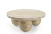 Marmoholz - Table basse ronde Siena Ø80 x H30 cm en bois Voir les images du produit 5
