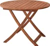 A wooden folding table on a white background. Produktbild-Vorschau