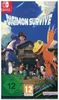 The image is a video game cover for Nintendo Switch, featuring characters from Digimon Survive. Produktbild-Vorschau