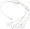 Rozdělovací kabel ARGB 1 až 4 samice na samici 5V 3pinový Náhled obrázku produktu 4