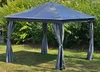 ALEOS Garten-Pavillon Monza 3x3 Meter, anthrazit 9m² Produktbild-Vorschau 5