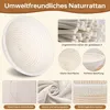 10-teilig Gärkorb Brot Set, 23cm Gärkörbchen zum Produktbild-Vorschau 2