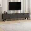 Skye Decor, TV stolík/skrinka - Luvesu (biela) Náhľad obrázku produktu 17