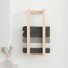 vidaXL Věšák na ručníky 23x18x60 cm borovicový masiv Náhled obrázku produktu 3