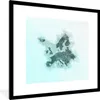 MuchoWow® MuchoWow® Gerahmtes Poster Karten - Europa - Blau Produktbild-Vorschau 1