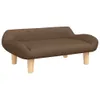 Kindersofa Braun 70x40x24 cm Stoff Produktbild-Vorschau 1