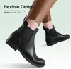 DREAM PAIRS Stiefel Damen Gummistiefel Damen Halbhoch Produktbild-Vorschau 4