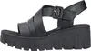 Rieker Damen Keilsandalette mit Plateau und gekreuzten Produktbild-Vorschau 2