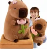 Maskottchen Plüsch Capybara 3In1 Grosses Kuscheltier Kissen Produktbild-Vorschau 1
