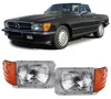 Für Mercedes SL R107 SLC C107 Scheinwerfer Set ohne LWR 6 polig Rechts + Links in der Farbe von Carparts-Online GmbH Produktbild-Vorschau