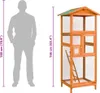 Záhradná klietka pre vtáky 68x62x166 cm jedľový masív Náhľad obrázku produktu 9